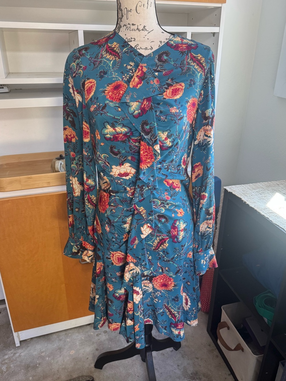 Ulla Johnson floral silk minidress size 8